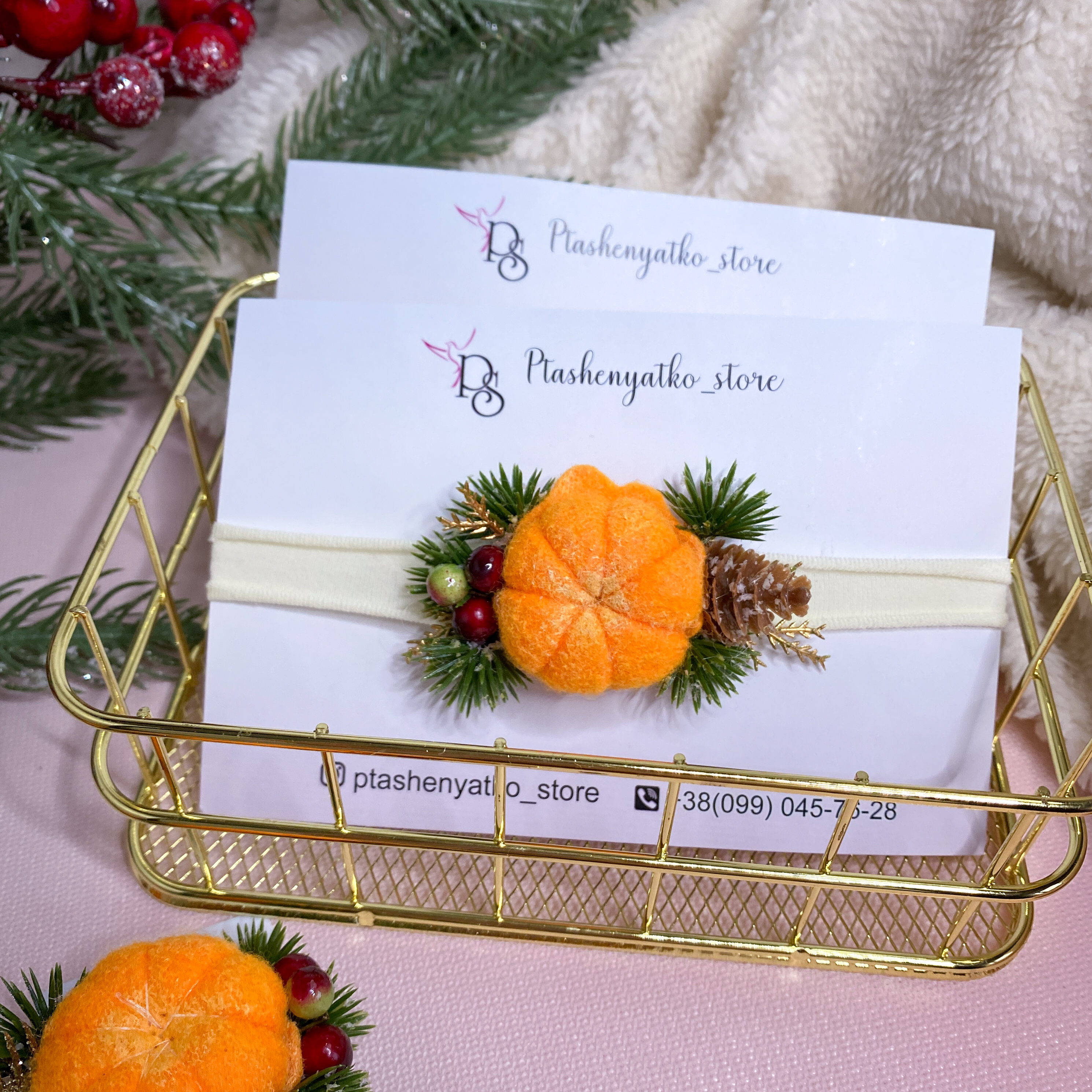 Повʼязка з мандаринкою🍊